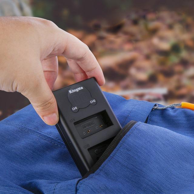 Bộ 2 pin sạc Fujifilm NP-W126 v2 KingMa [Thế Hệ 2]