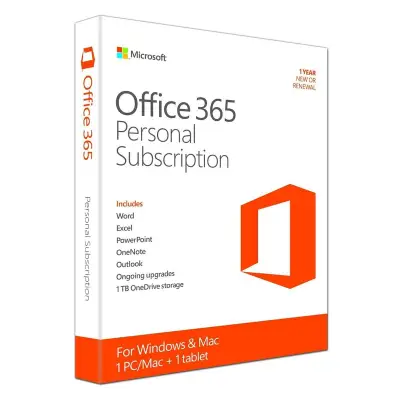 Phần Mềm Microsoft Office 365 Personal 32-bit/x64 English Subscr 1YR