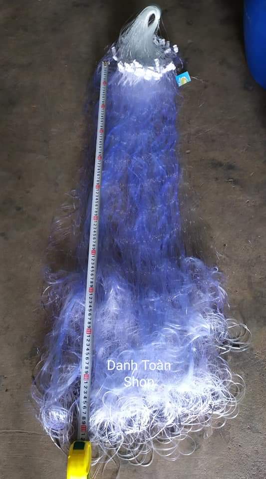 Lưới Bén, Lưới Đánh Cá, Lưới Bắt Cá 1 Màng (Mắt Lỗ Lưới 3.5Cm, 4cm, 4.5cm, 5cm, 6cm, 7cm, 8cm) Dài 83m