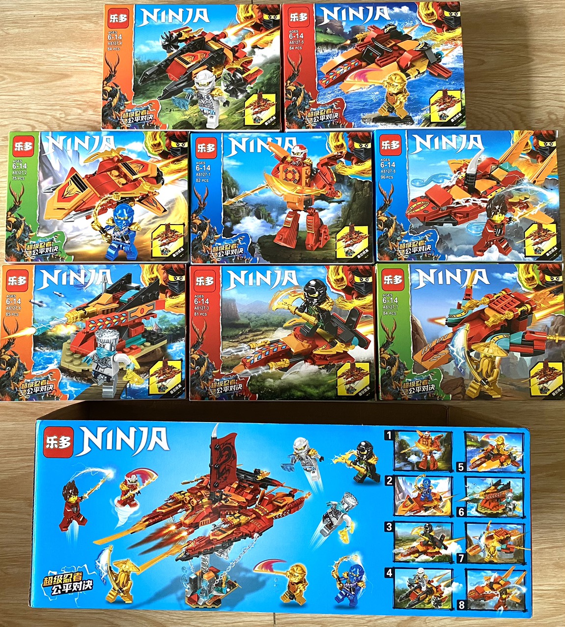 Bộ ráp hình Non-Lego Ninja mẫu A8117