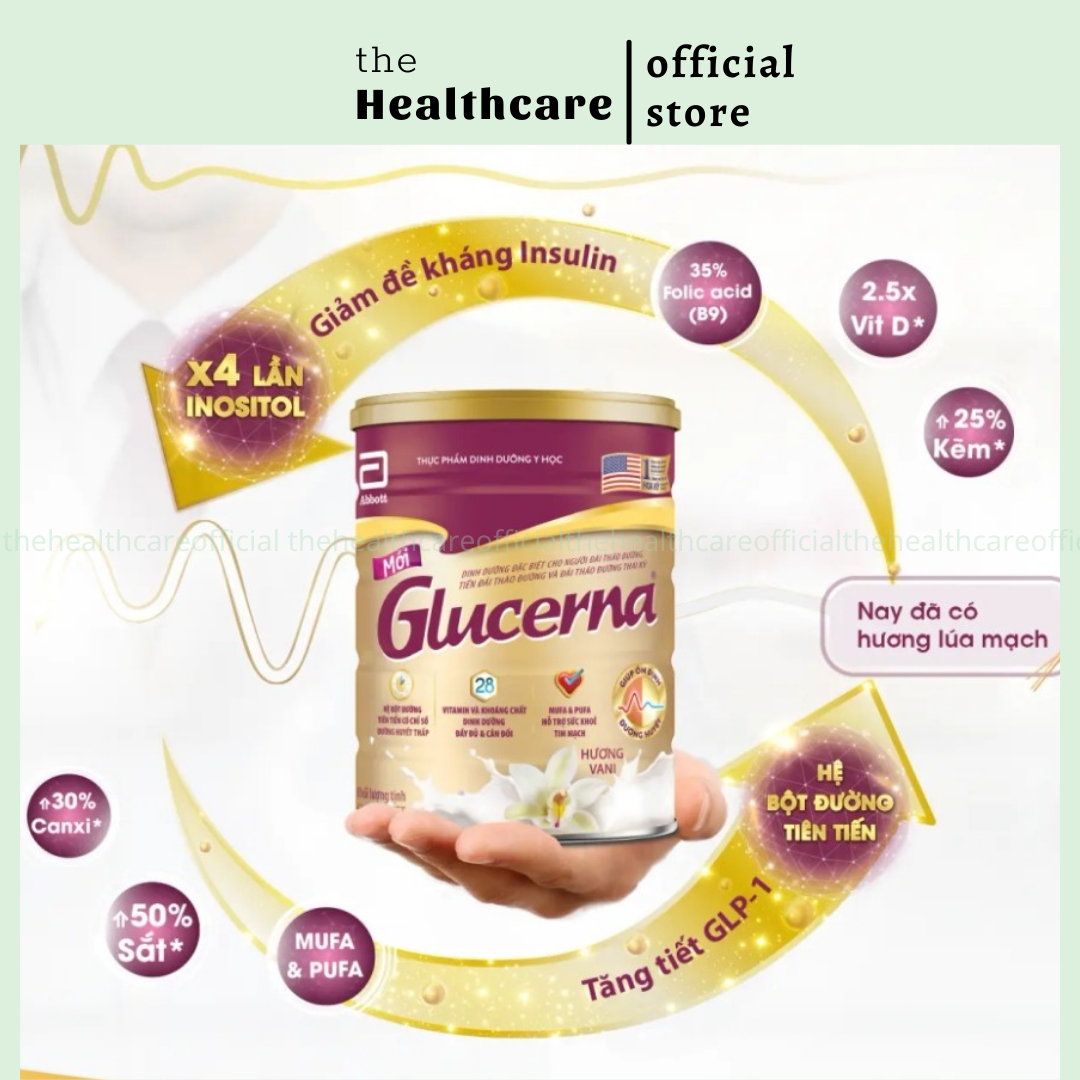 Sữa bột Glucerna lon 400gr dành cho người tiểu đường