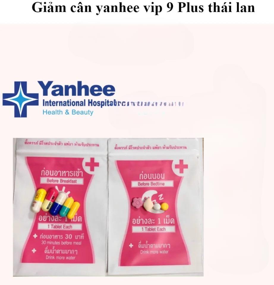 Giảm cân cấp tốc VIP 9 Yanhee Thái Lan Siêu Mạnh