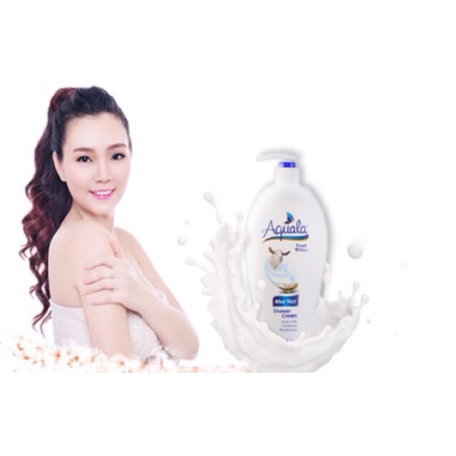 [HCM]Sữa Tắm Aquala Tinh Chất Sữa Dê Ngọc Trai 12Lit