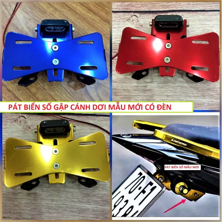 Pat gập biển chuồn xe máy exciter