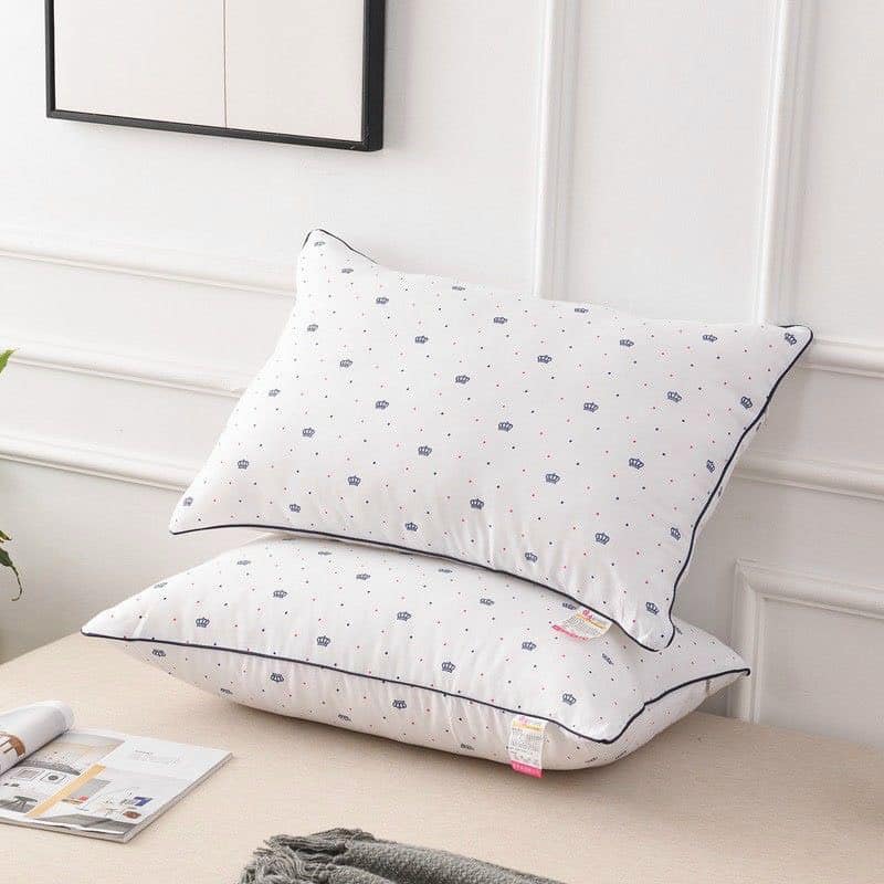 LIGHTNING 2 PCs bowel pillow 50*70cm high-grade, sleeping pillow anti-fatigue neck, goods Type 1 cotton white puffed. TITM99