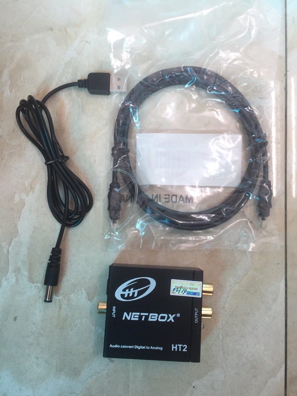 [HCM]Optical HT - Bộ chuyển đổi âm thanh optical ra oudio -  netbox HT2