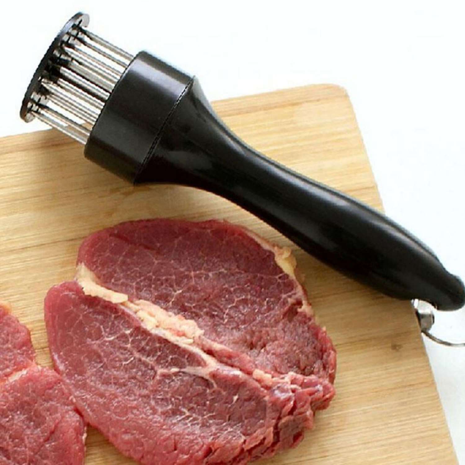 Dụng cụ làm mềm thịt Meat Tenderizer - Kim Làm Mềm Thịt Với Thép Không Gỉ Cho Nhà Bếp - Đồ dần thịt - Dụng cụ đâm thịt