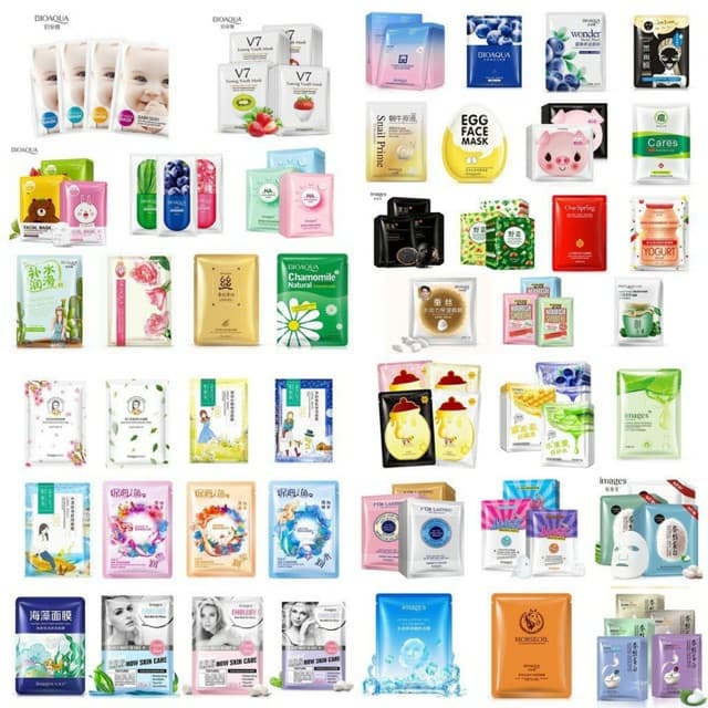 [HCM]Combo 50 mặt nạ giấy dưỡng da