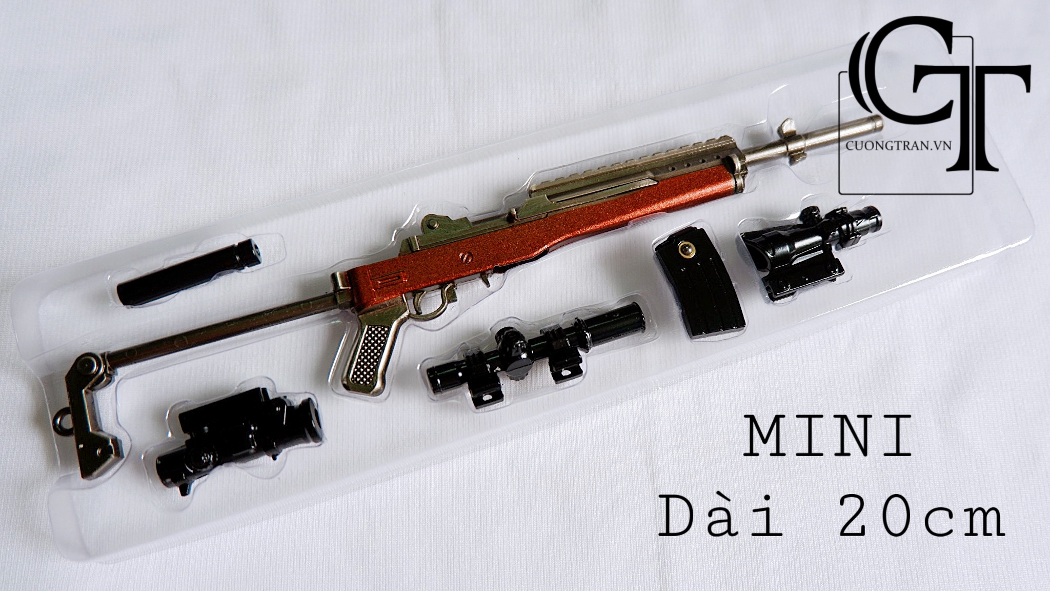Mô hình Sú.ng lắp ráp game PUBG - Loại 17cm đến 23cm (Tặng kèm giá đỡ nhỏ)