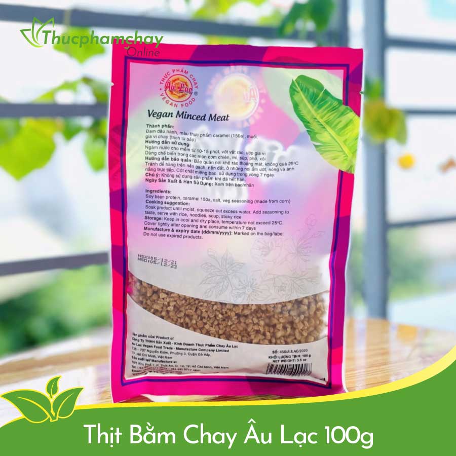 Thịt Bằm Chay Âu Lạc 100g