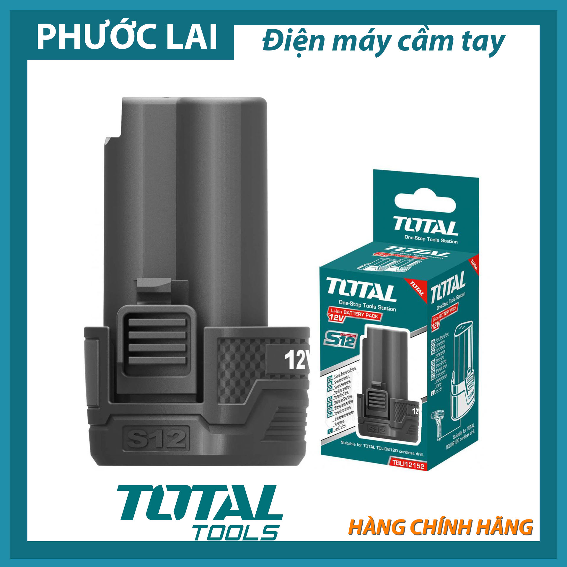Pin 12v total tbli12152