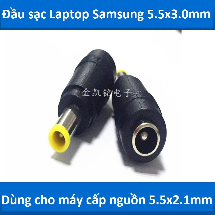 Đầu sạc Laptop Samsung 5.5x3.0mm
