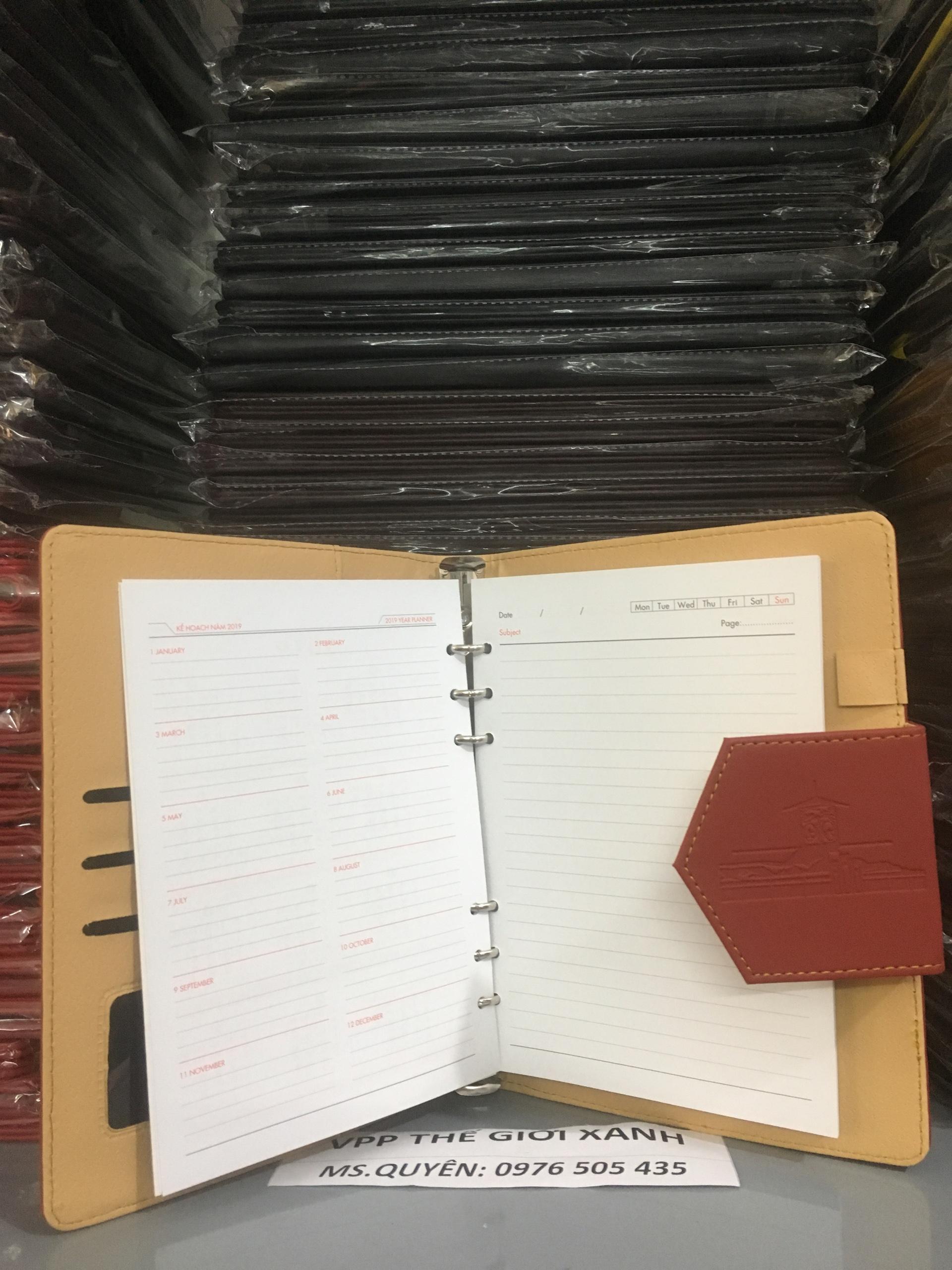 Bóp sổ da Bến Thành may viền (có thể thay ruột được) (17*23CM)