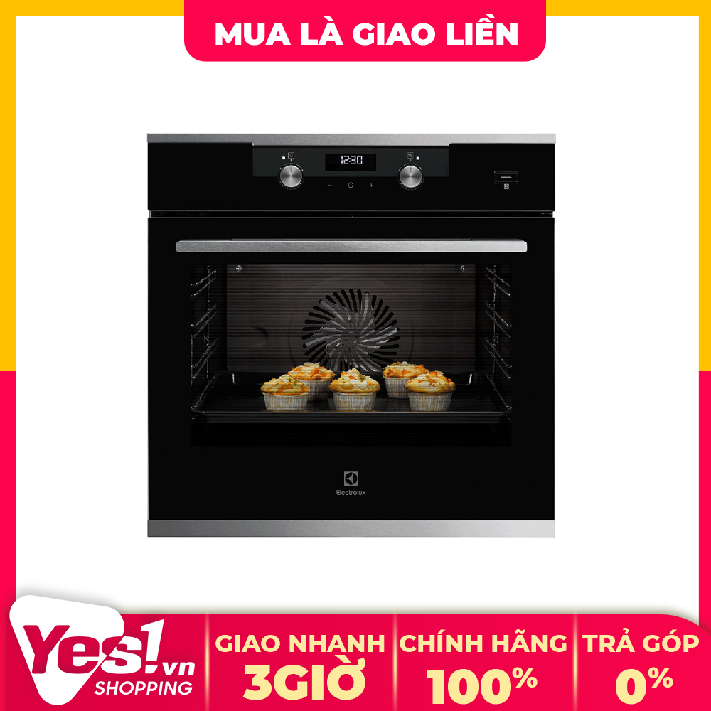 Lò nướng âm electrolux kodec75x - bảo hành chính hãng - voucher 10% lên đến 800k