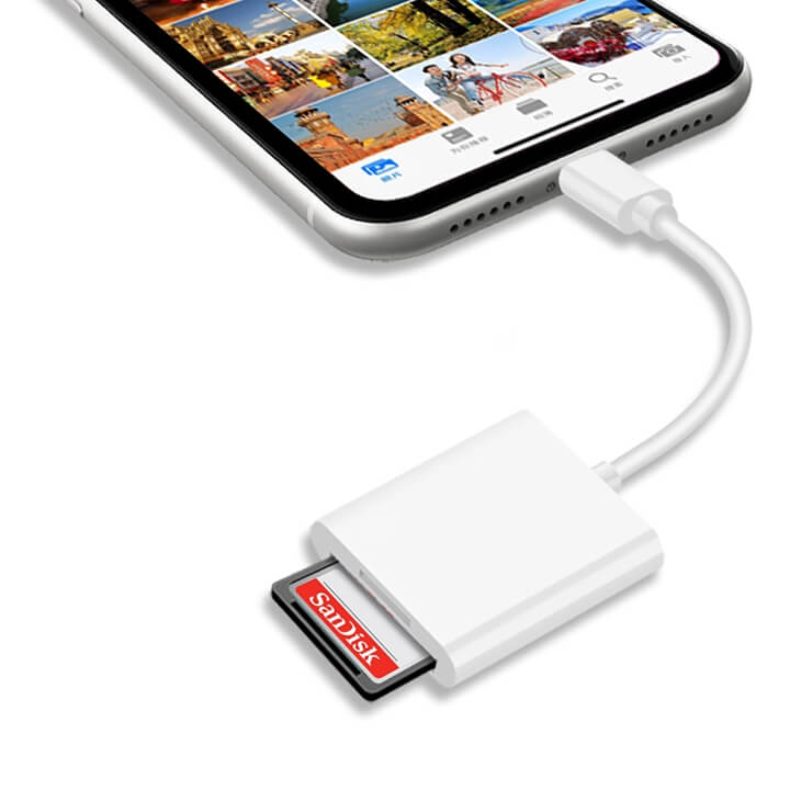 ĐẦU ĐỌC THẺ NHỚ IPHONE IPAD YESIDO CHÍNH HÃNG( SD / MICRO SD / OTG )
