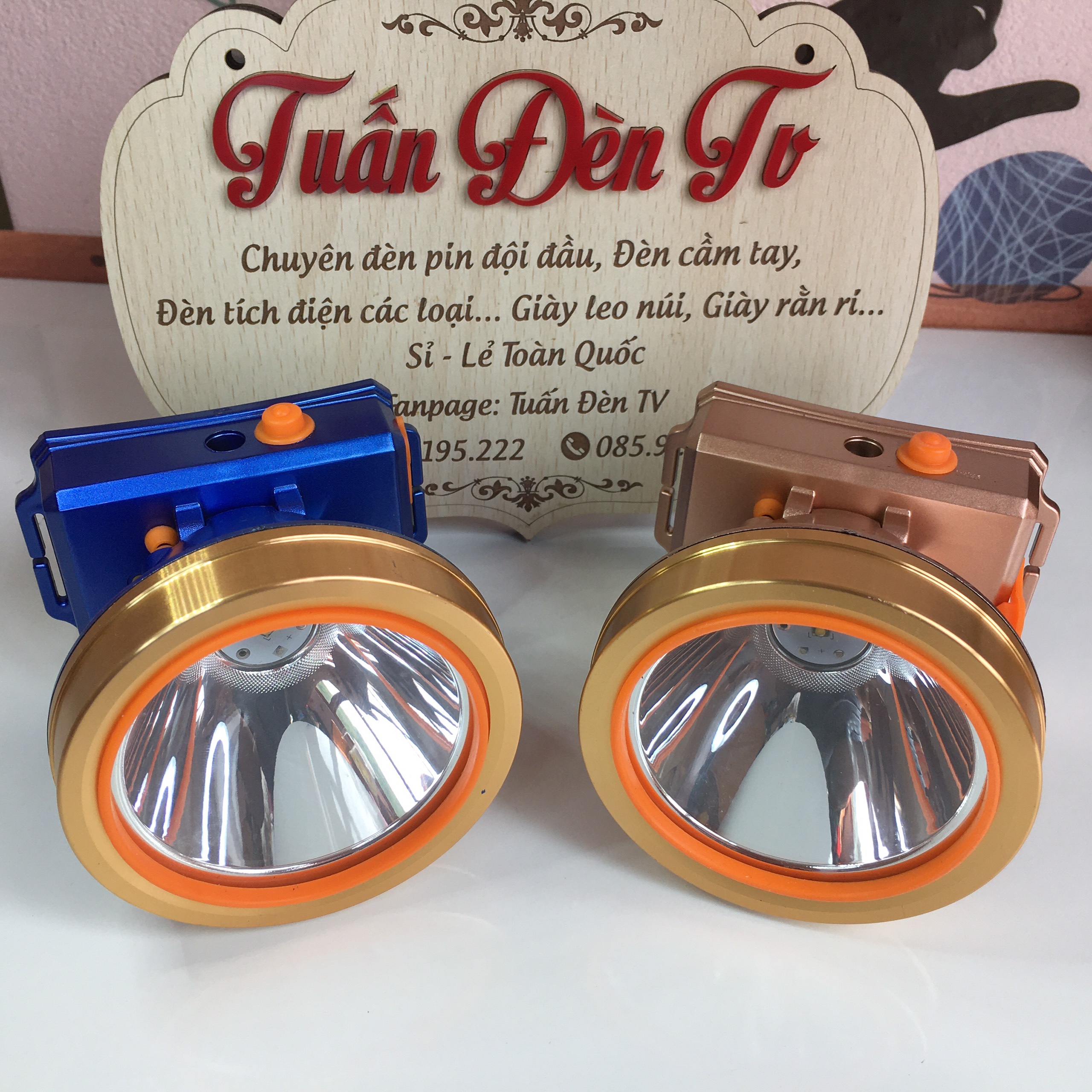 Đèn Đội Đầu Siêu Sáng CD 8003 100W Pin 10H