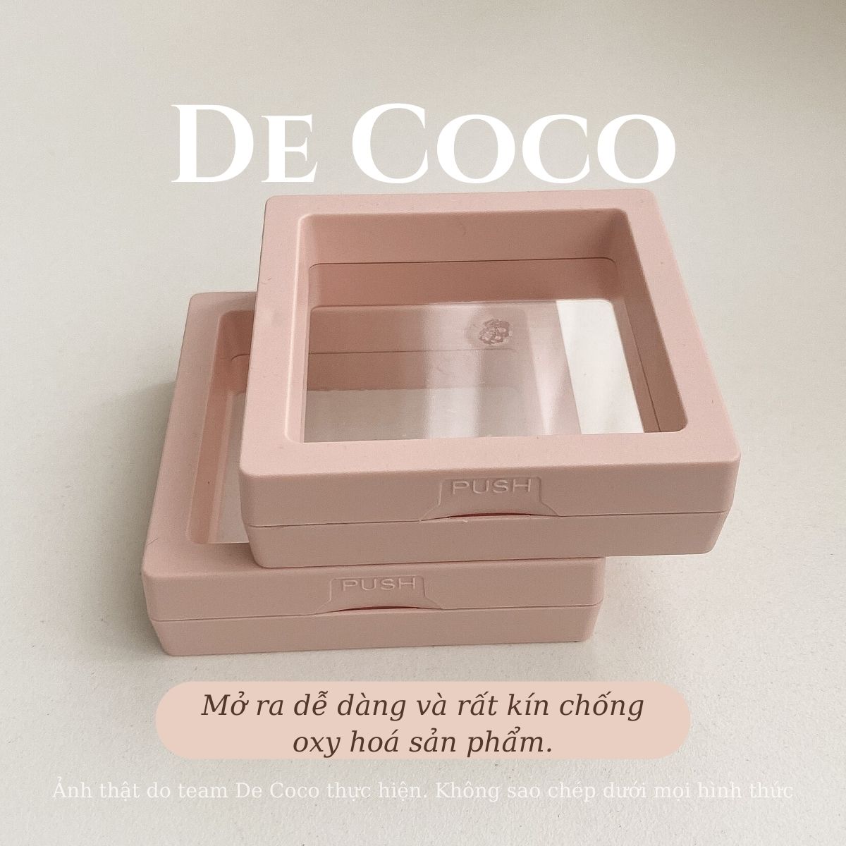 Hộp đựng trang sức chống oxy hoá De Coco