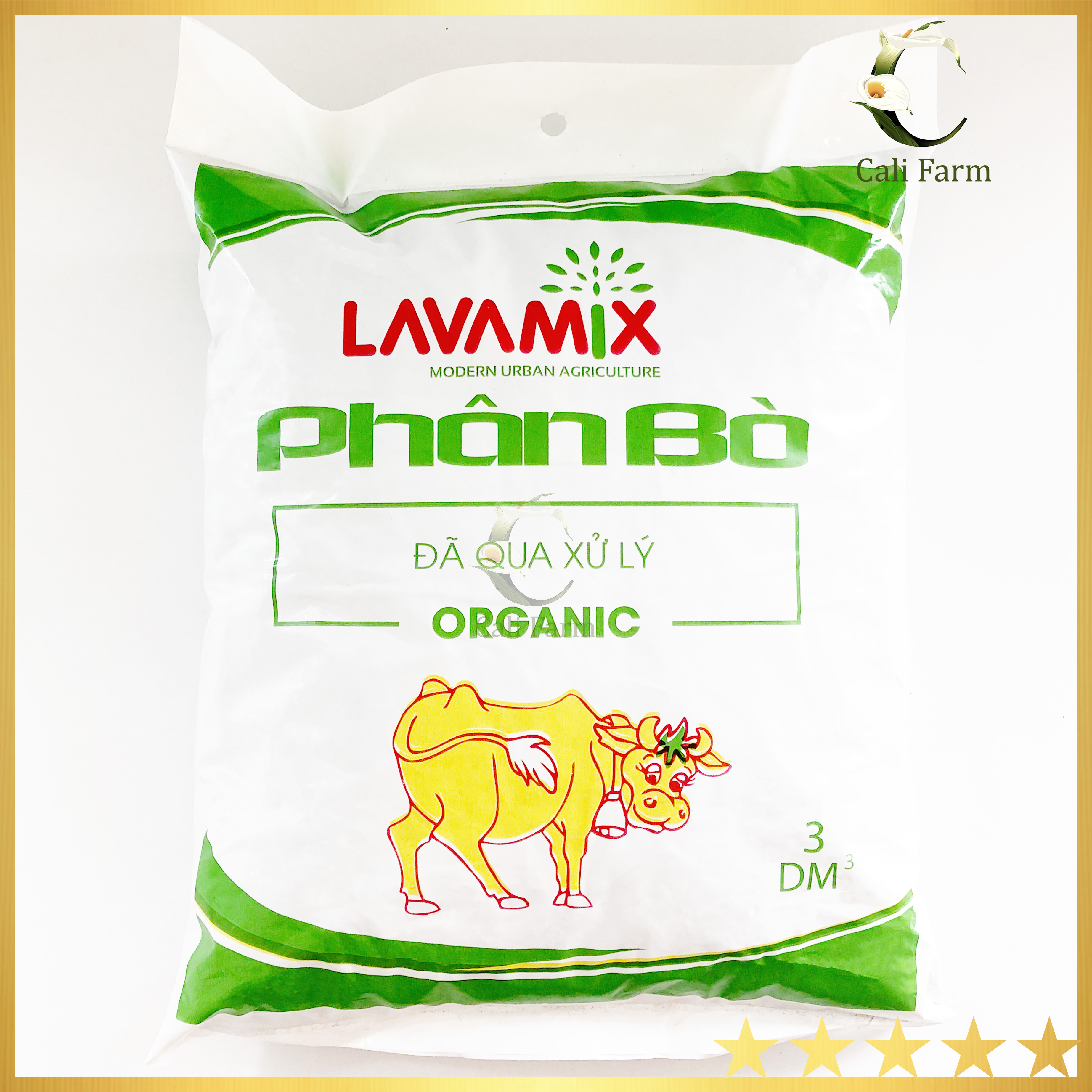 Phân Bò Sạch Lavamix đã qua xử lý 3dm3