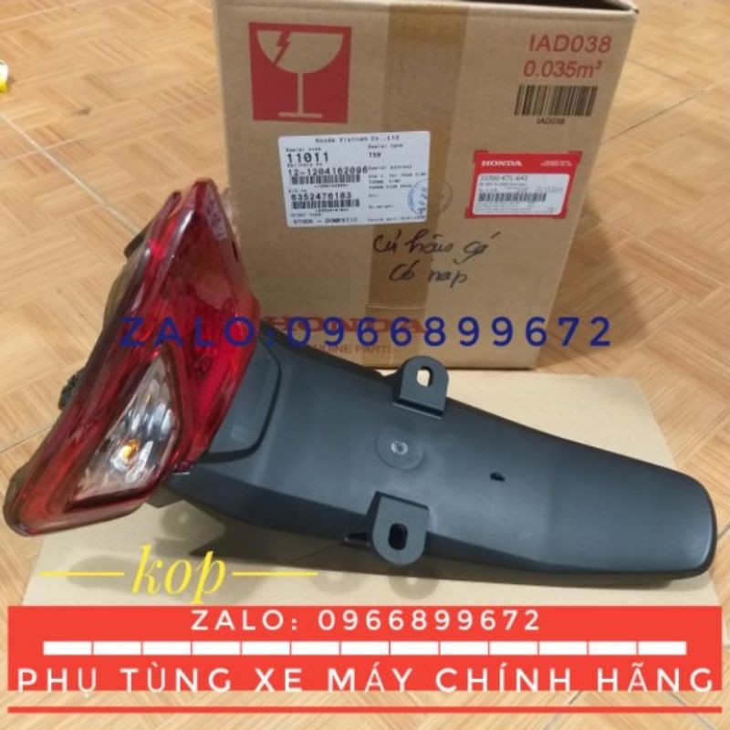 Đuôi đèn chắn bùn sau gắn xe máy wave anpha mới đời 2006-2016,wave-10%