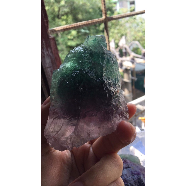 1000GR Đá Thô Màu Tím Xanh Fluorite