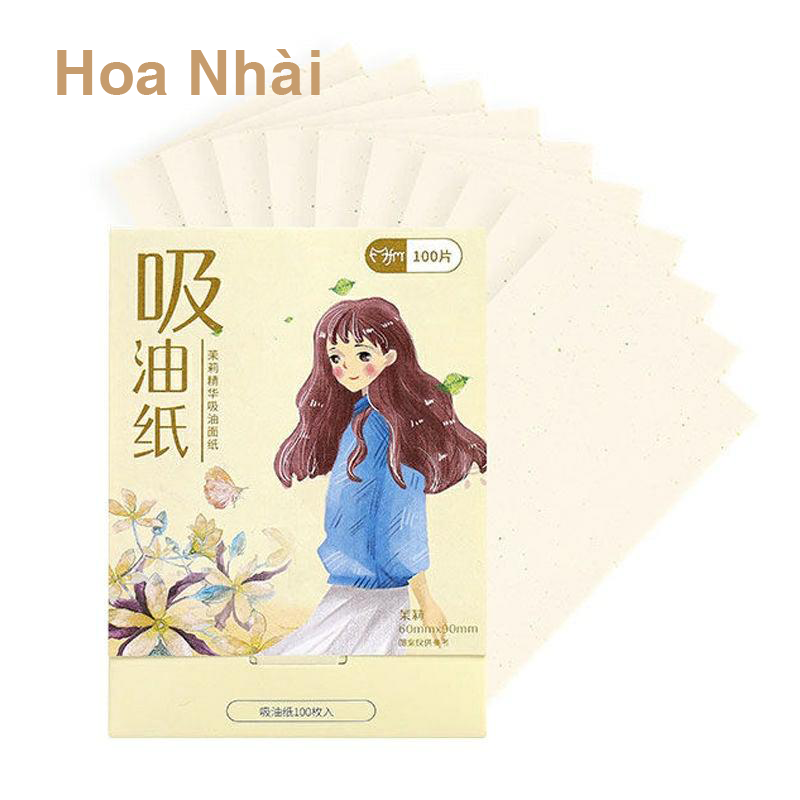GIẤY THẤM DẦU 100 TỜ CÓ HƯƠNG THƠM