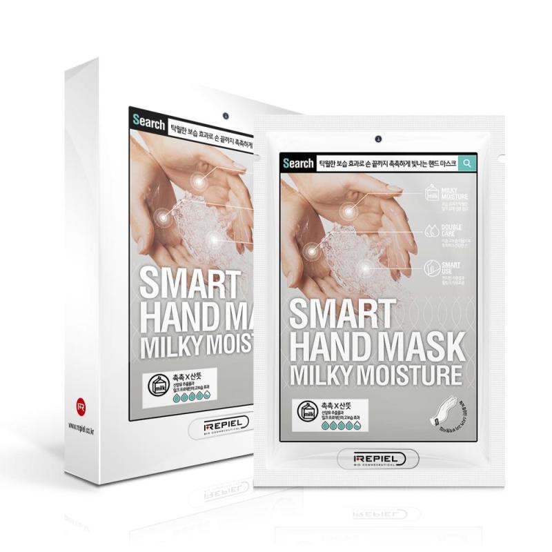 Combo 5 miếng mặt nạ tay Repiel Smart Hand Mask Milky Moisture cao cấp
