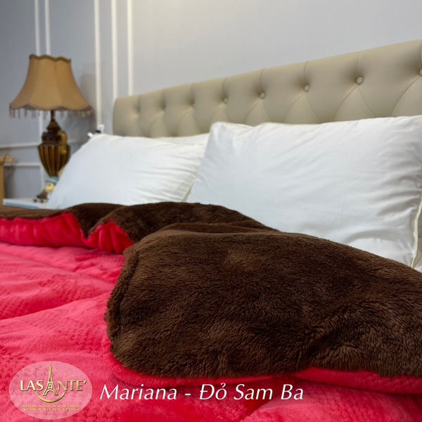 Chăn Lông Cừu Cao cấp Mariana của lasante Pháp