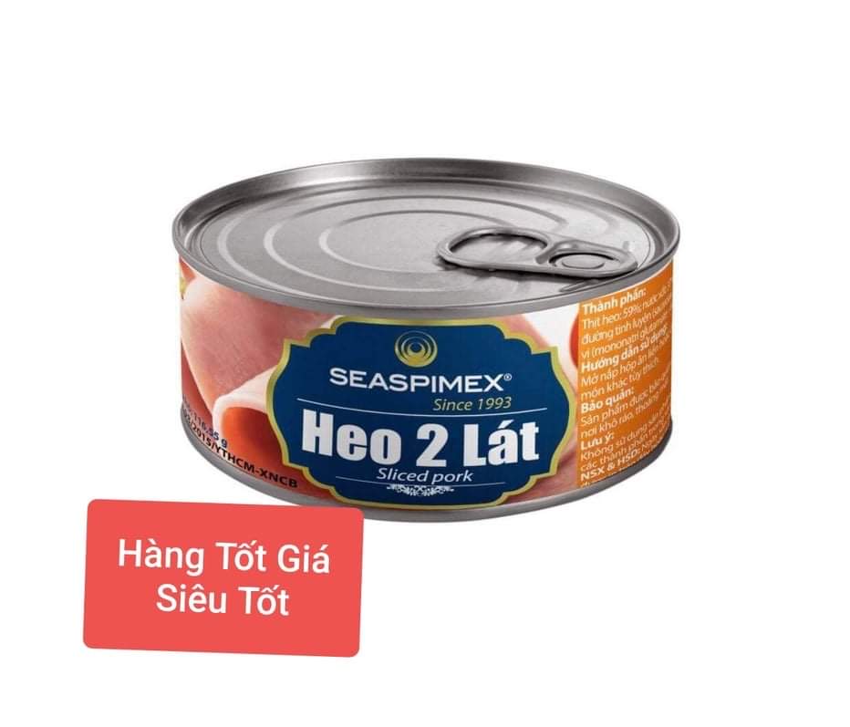 Heo 2 Lát SEASPIMEX 185gr/hộp