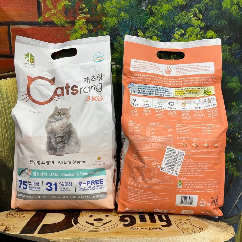 Thức ăn hạt cho mèo mọi lứa tuổi CATSRANG – 3KG