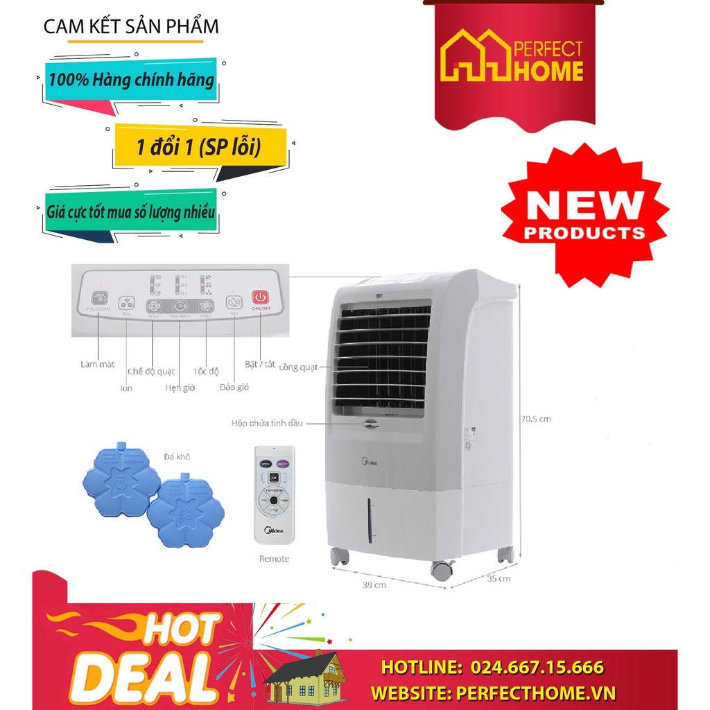 Quạt Điều Hòa Midea AC120-15F