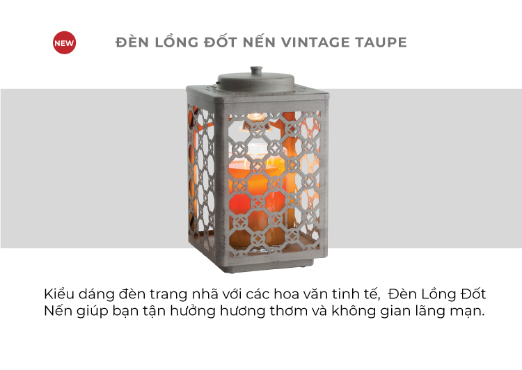 Combo Đèn Lồng Đốt Nến & Nến hũ Goose Creek 680g