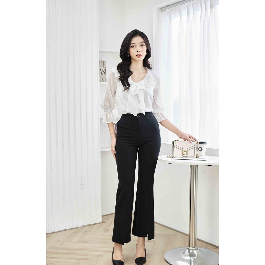 Áo sơ mi cổ bèo LENDO cao cấp  A220511