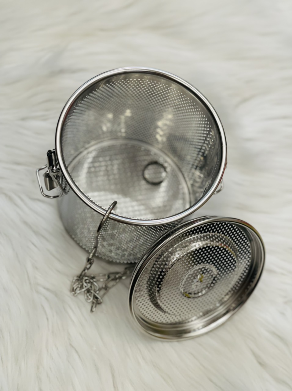 Lọc Gia Vị INOX 304 cao cấp (07 Size đường kính: 8cm-10cm-12cm-14cm-16cm-18cm-20cm)