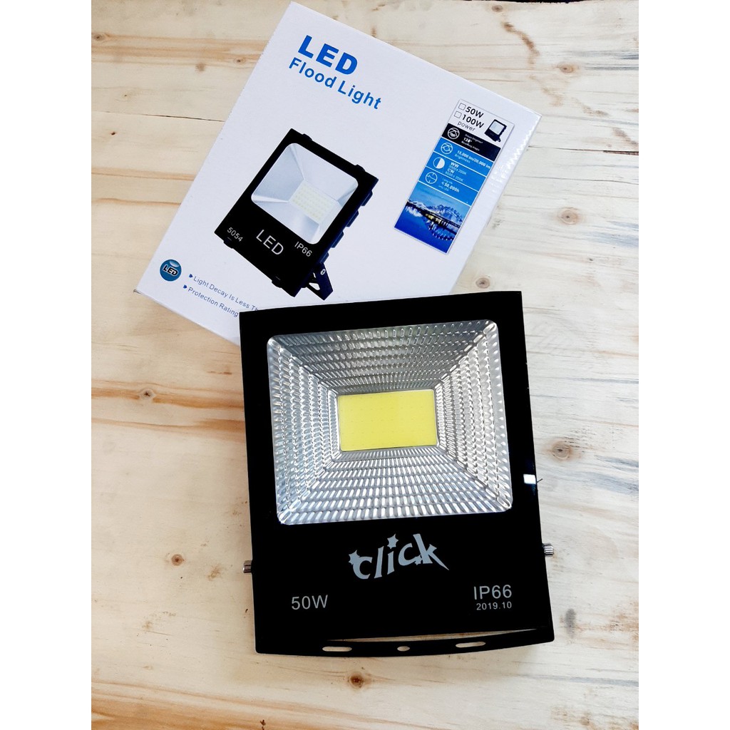 [HCM]Đèn Pha Led siêu mỏng siêu sáng IP66 - 50W (Ánh Sáng Trắng) FA99