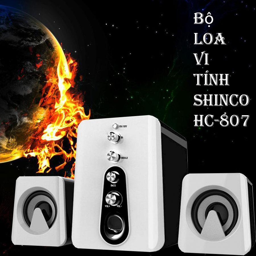 Loa nghe nhạc , Loa vi tính siêu trầm , Bộ loa máy tính để bàn 2.1 Âm Thanh 3D Shinco HC-807 , Kích Thước Nhỏ Gọn , Top 10 Loa Bán Chạy Nhất Trên Thị Trường.