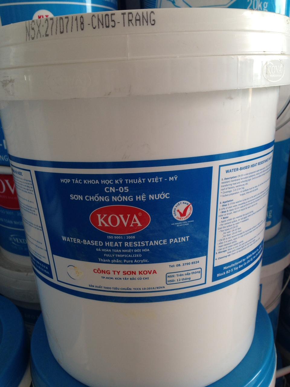 [HCM]Sơn chống nóng Kova CN05 18 lít