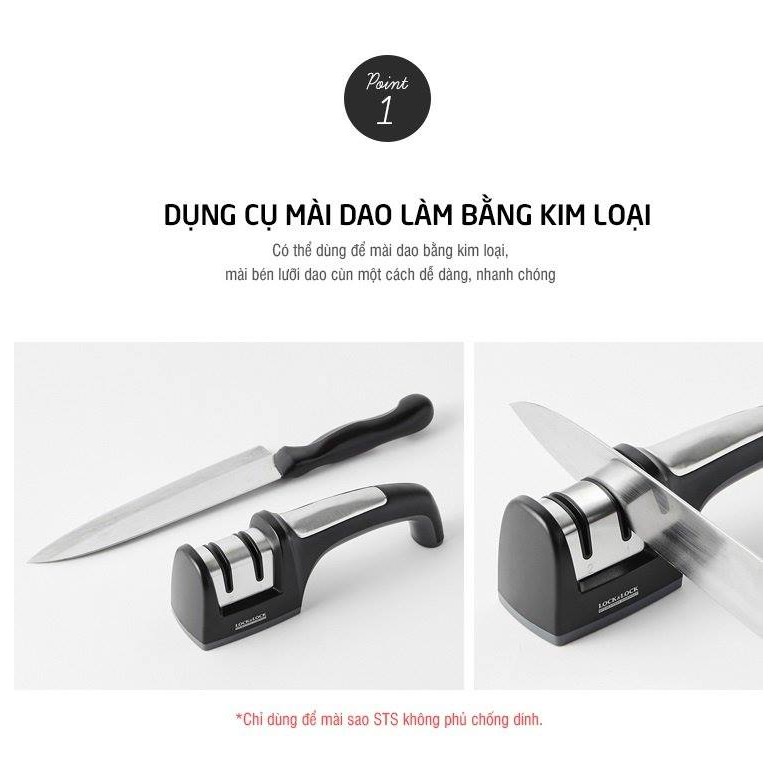 [HCM]Dụng cụ mài dao Lock&Lock đa năng cầm tay