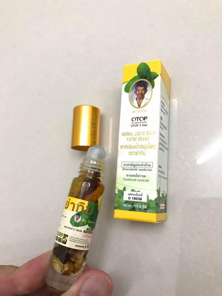 Dầu lăn 25 vị thảo dược OTOP Thái Lan