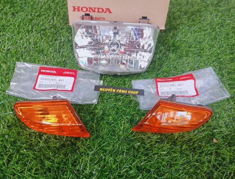 chóa đèn xe wave 110 thái hàng zin có chụp xi nhan