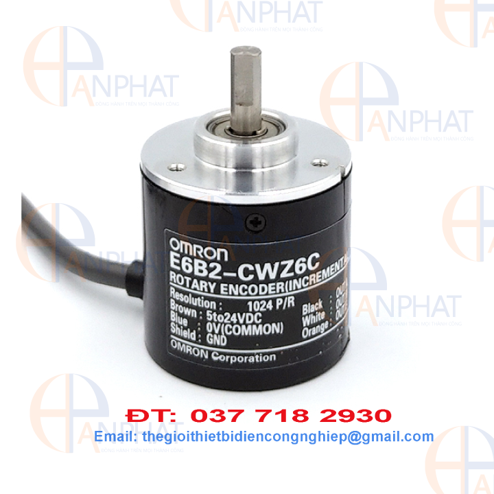 [HCM]Encoder Omron E6B2-CWZ6C 1024 xung (1024p/r) nguồn 5-24VDC