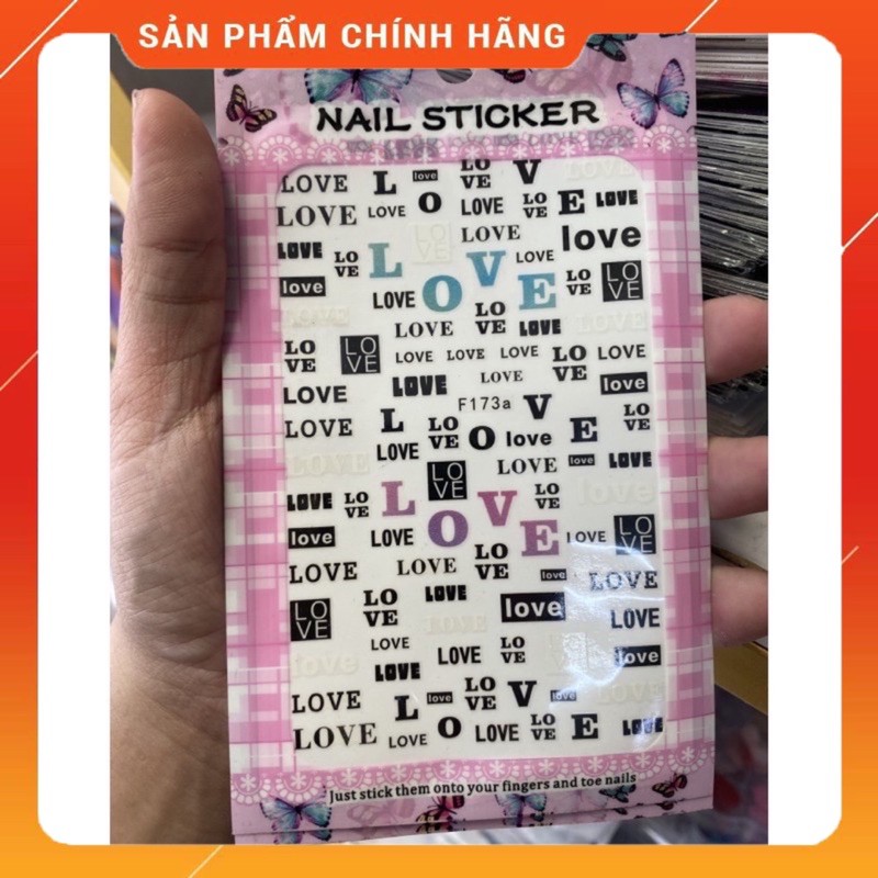 [HCM]Sticker dán móng tay [giá rẻ ]