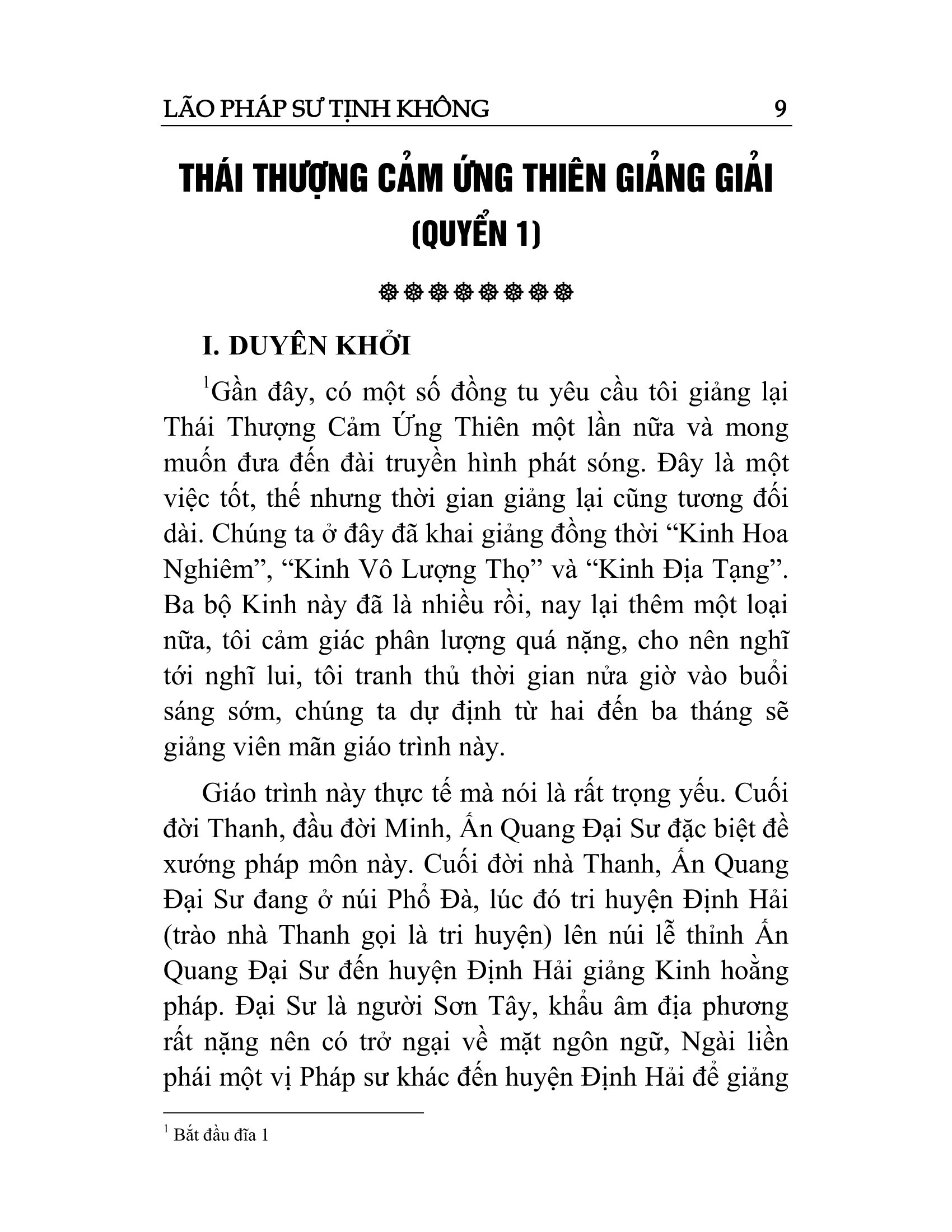 Sách Thái Thượng Cảm Ứng Thiên Giảng Giải