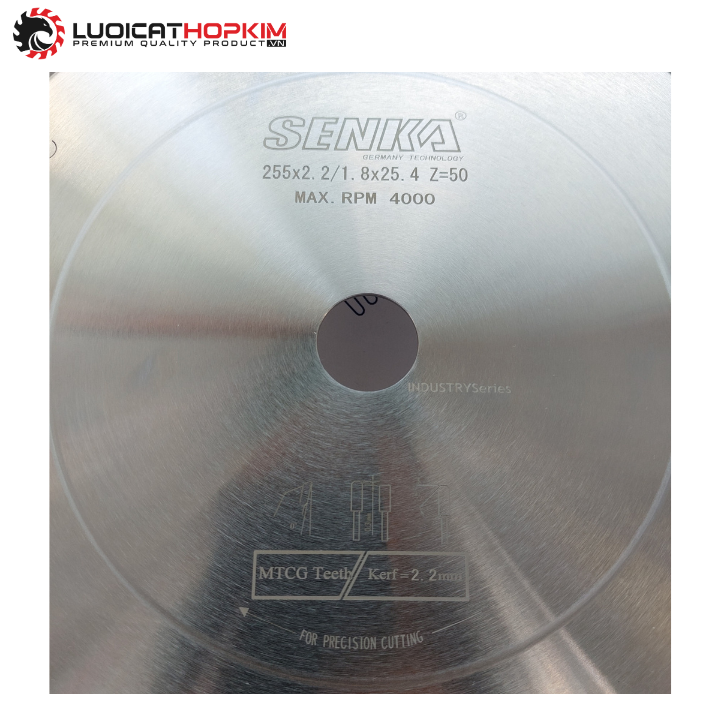 Lưỡi cưa sắt hợp kim 255mm SENKA