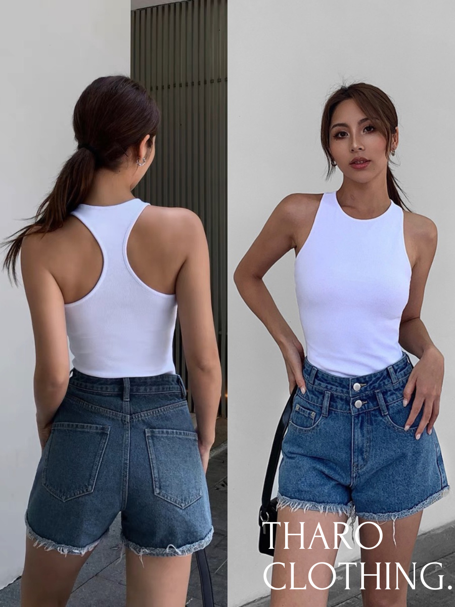 Áo Sát Nách Lưng Nhỏ, Dáng Dài - Tharo Clothing [AO00135]