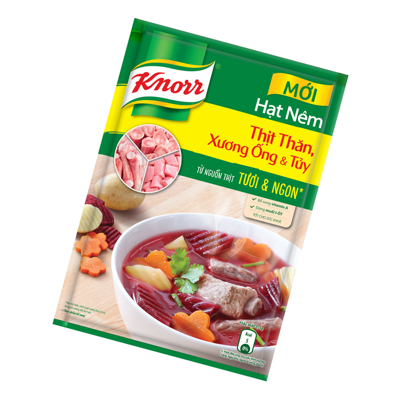 Hạt nêm Knor 1,8kg, 900g, 400g