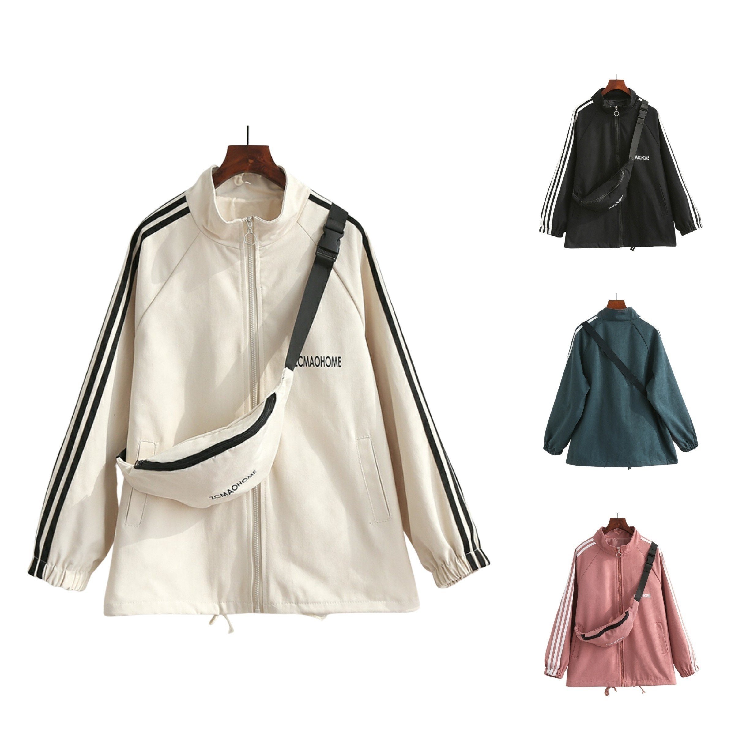 Áo Khoác Gió Túi Chéo Thể Thao GU Clothes