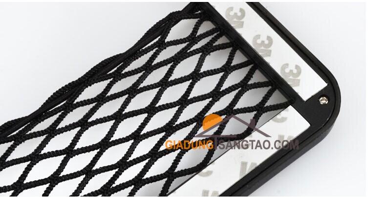 Túi lưới dán ô tô đựng đồ kích thước 15*8cm