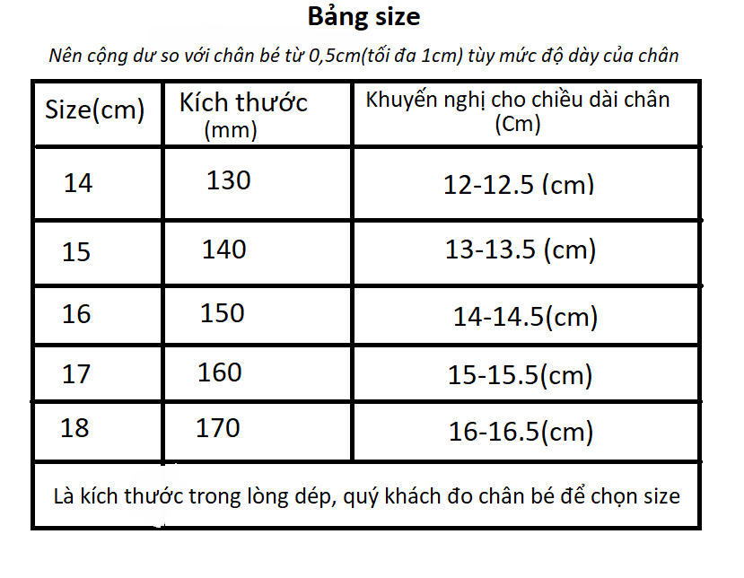 Dép sục cho bé