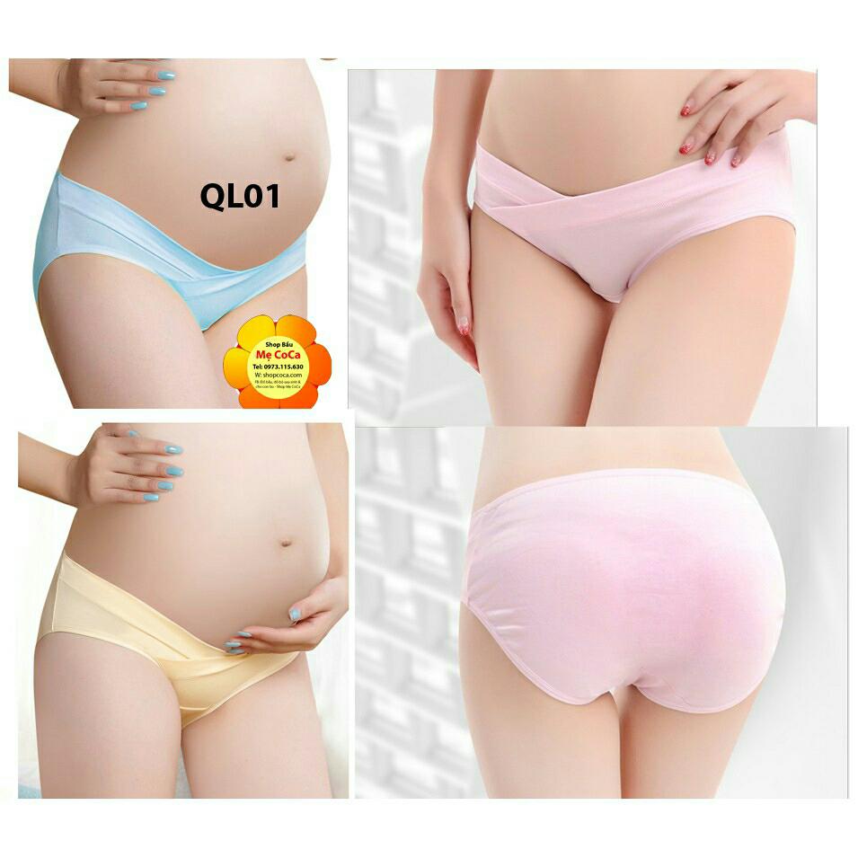 [THANH LÝ] 10 Quần Lót Bầu Cạp Chéo Cotton Đẹp Chỉ 159K