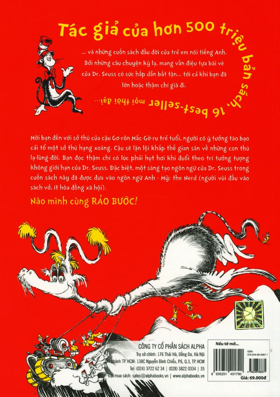 Sách - Dr. Seuss - Nếu tớ mở sở thú